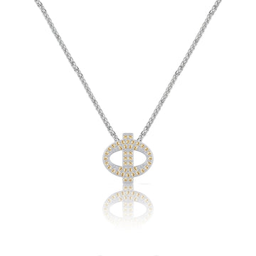 Gold Letter Φ / Phi Charm