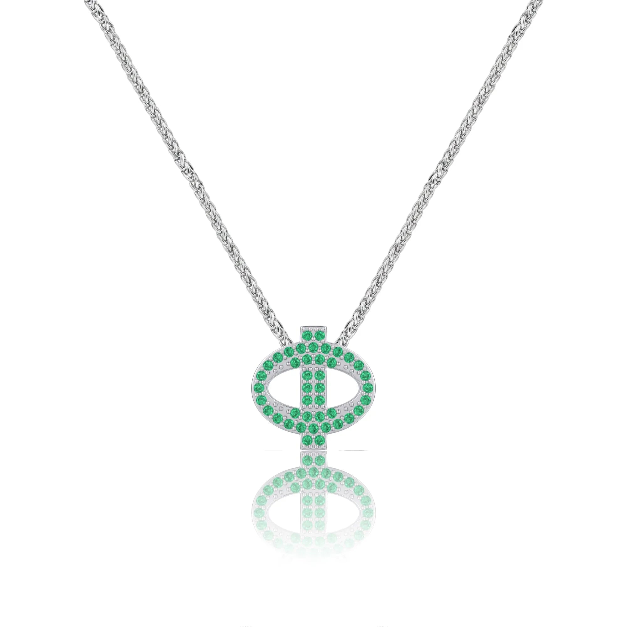 Green Letter Φ / Phi Charm
