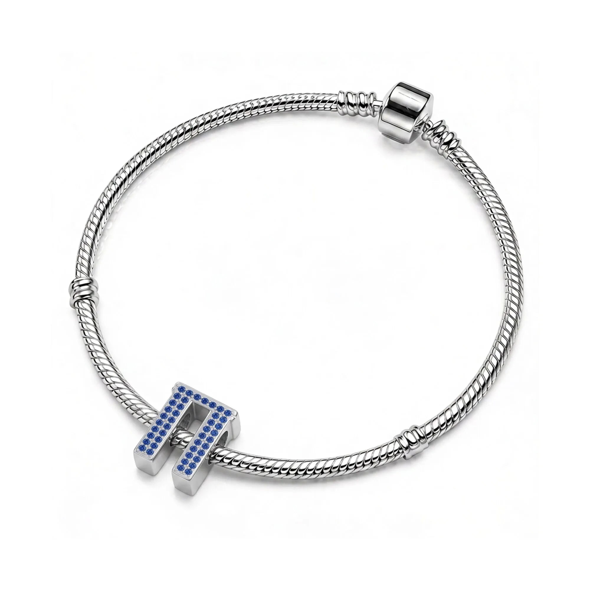Blue Letter Π / Pi Charm