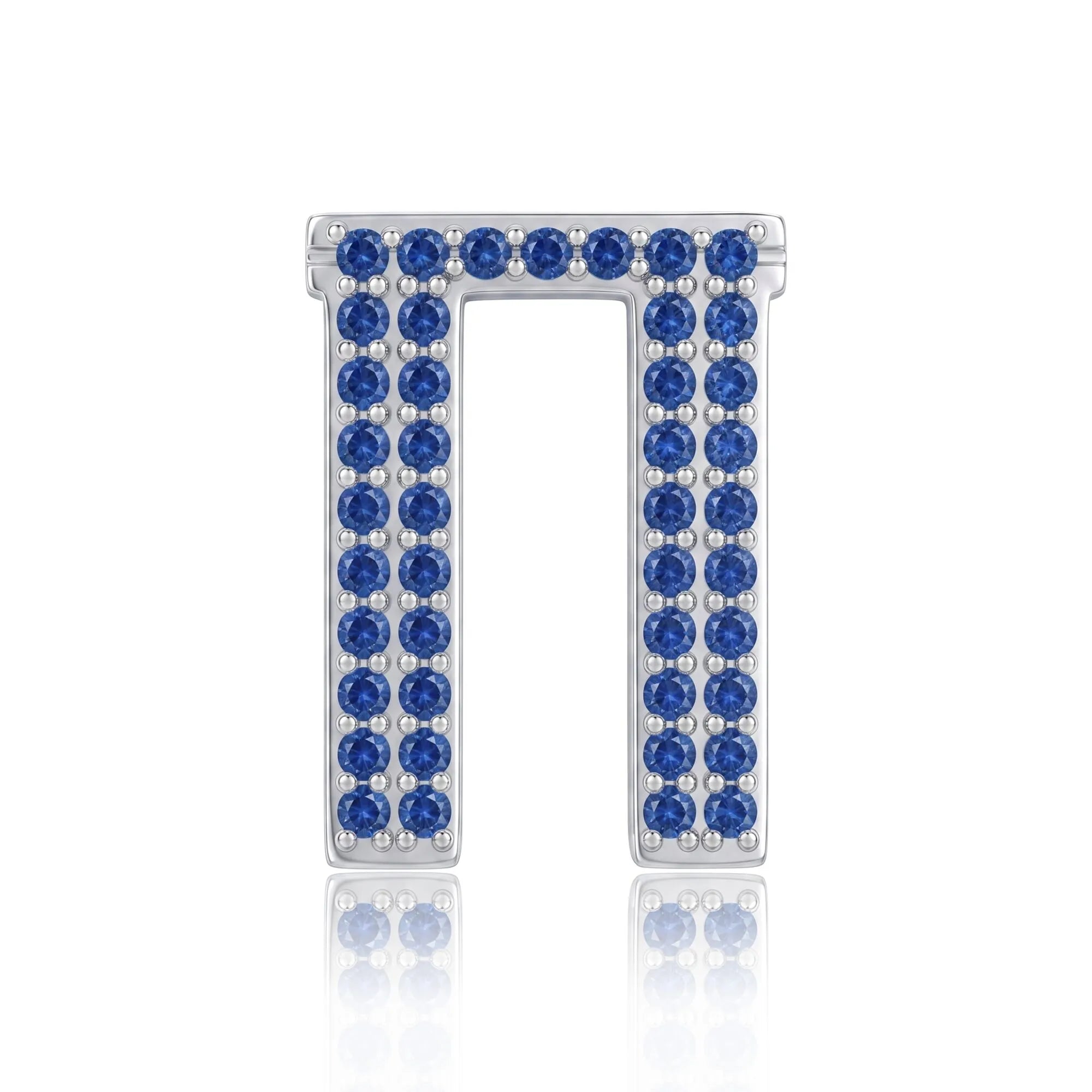 Blue Letter Π / Pi Charm