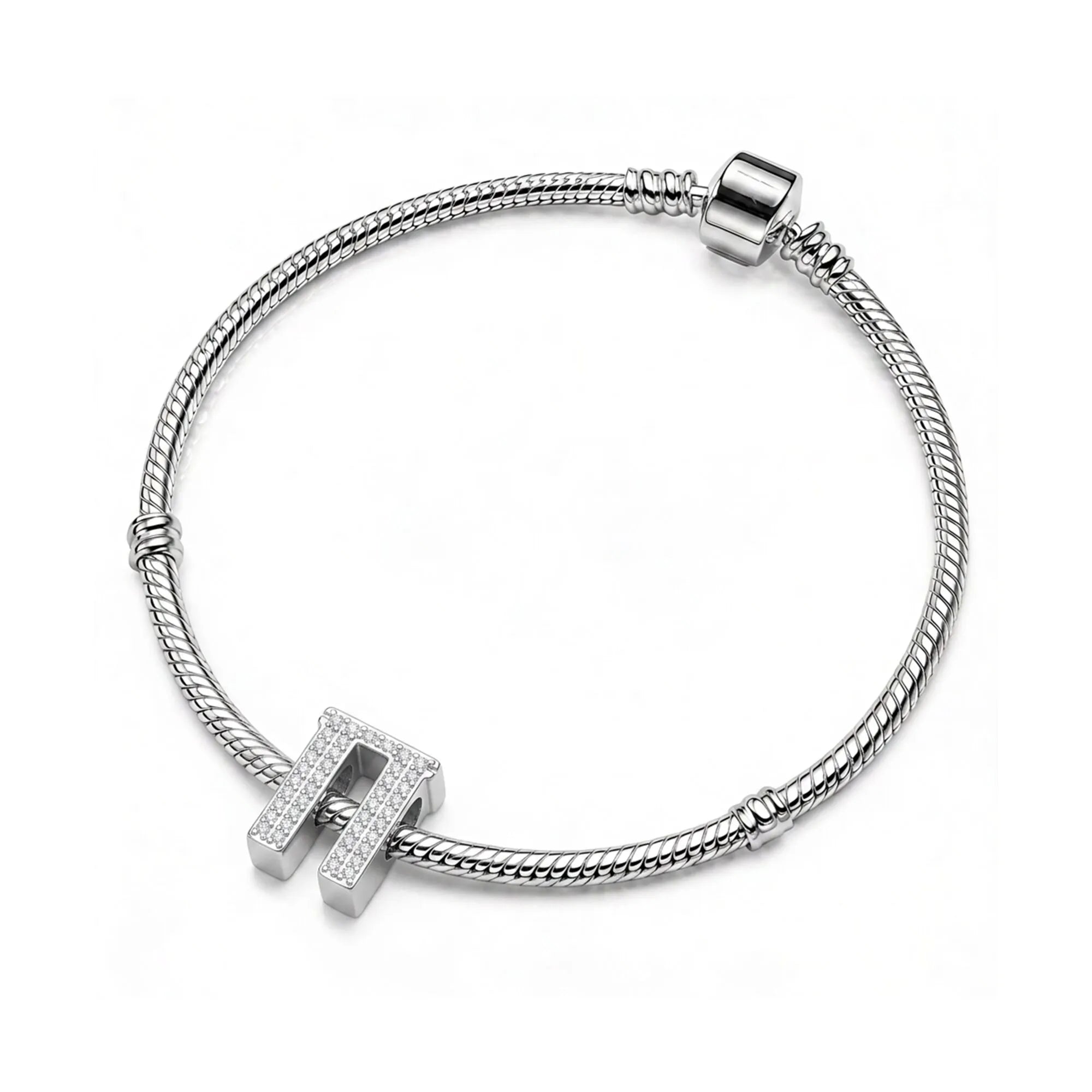 Silver Letter Π / Pi Charm
