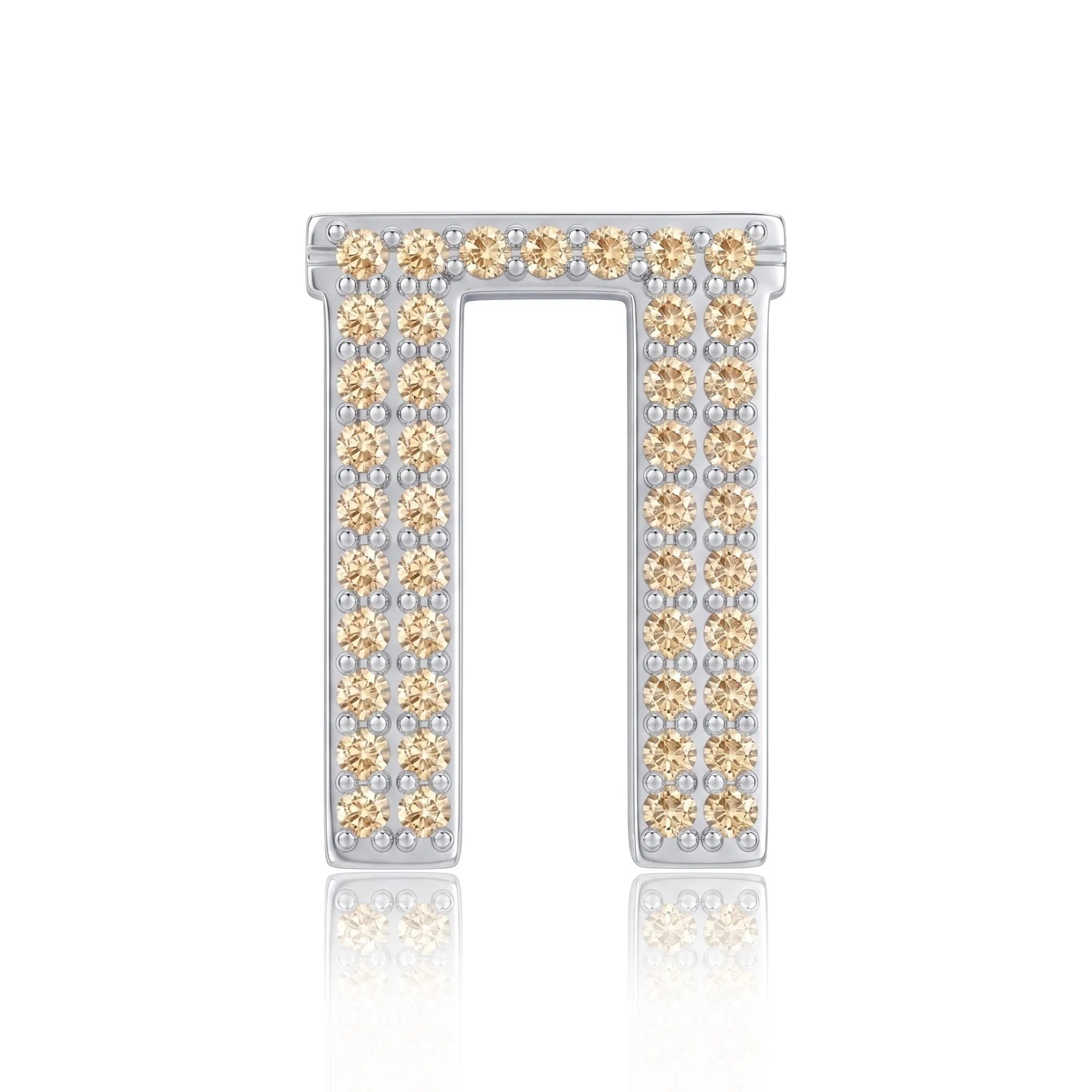Gold Letter Π / Pi Charm