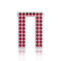 Red Letter Π / Pi Charm
