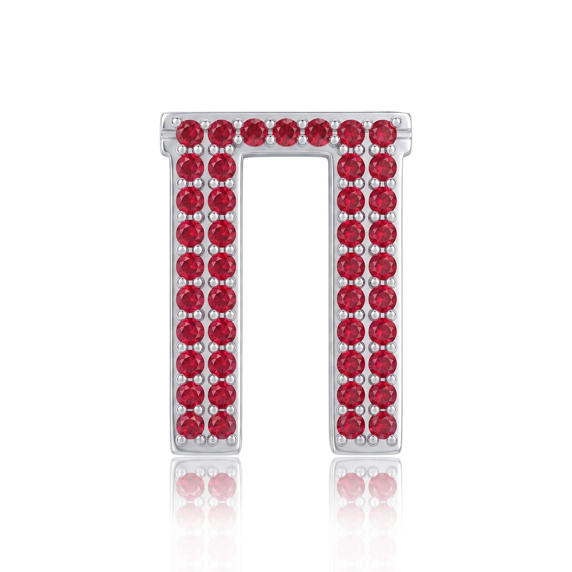 Red Letter Π / Pi Charm