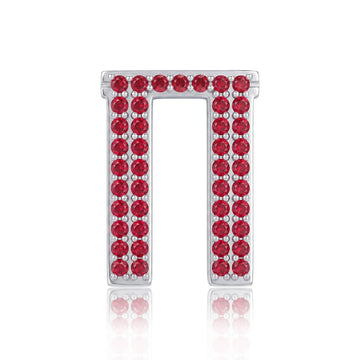 Red Letter Π / Pi Charm