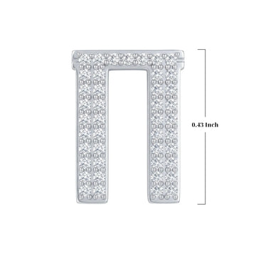 Silver Letter Π / Pi Charm