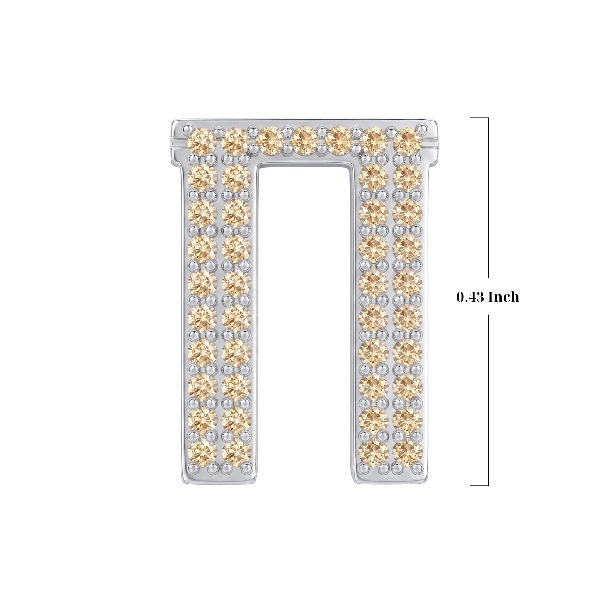 Gold Letter Π / Pi Charm