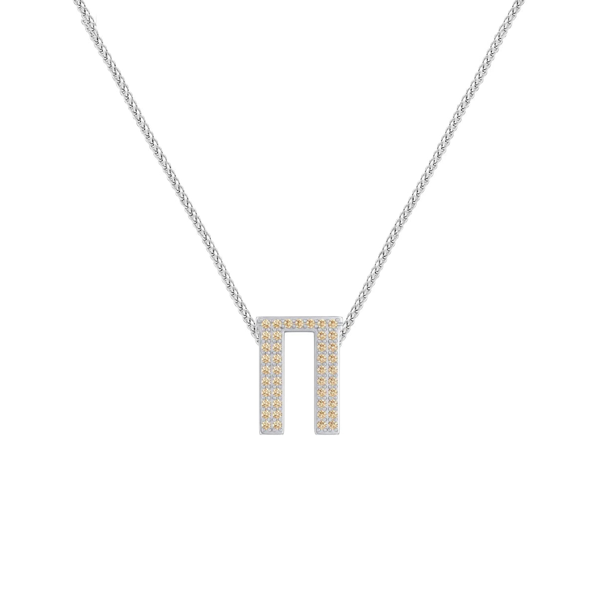 Gold Letter Π / Pi Charm