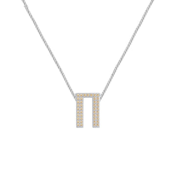 Gold Letter Π / Pi Charm