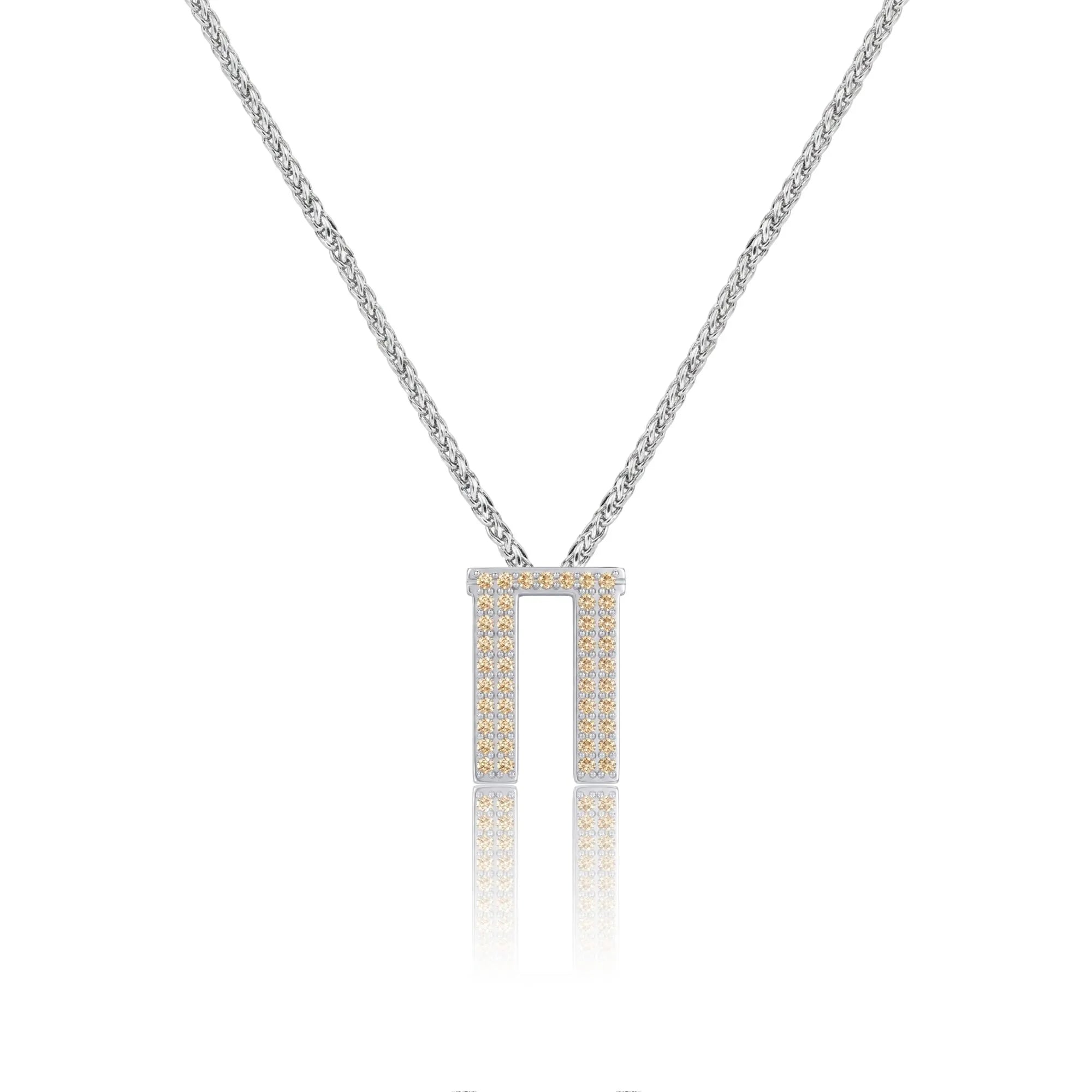 Gold Letter Π / Pi Charm