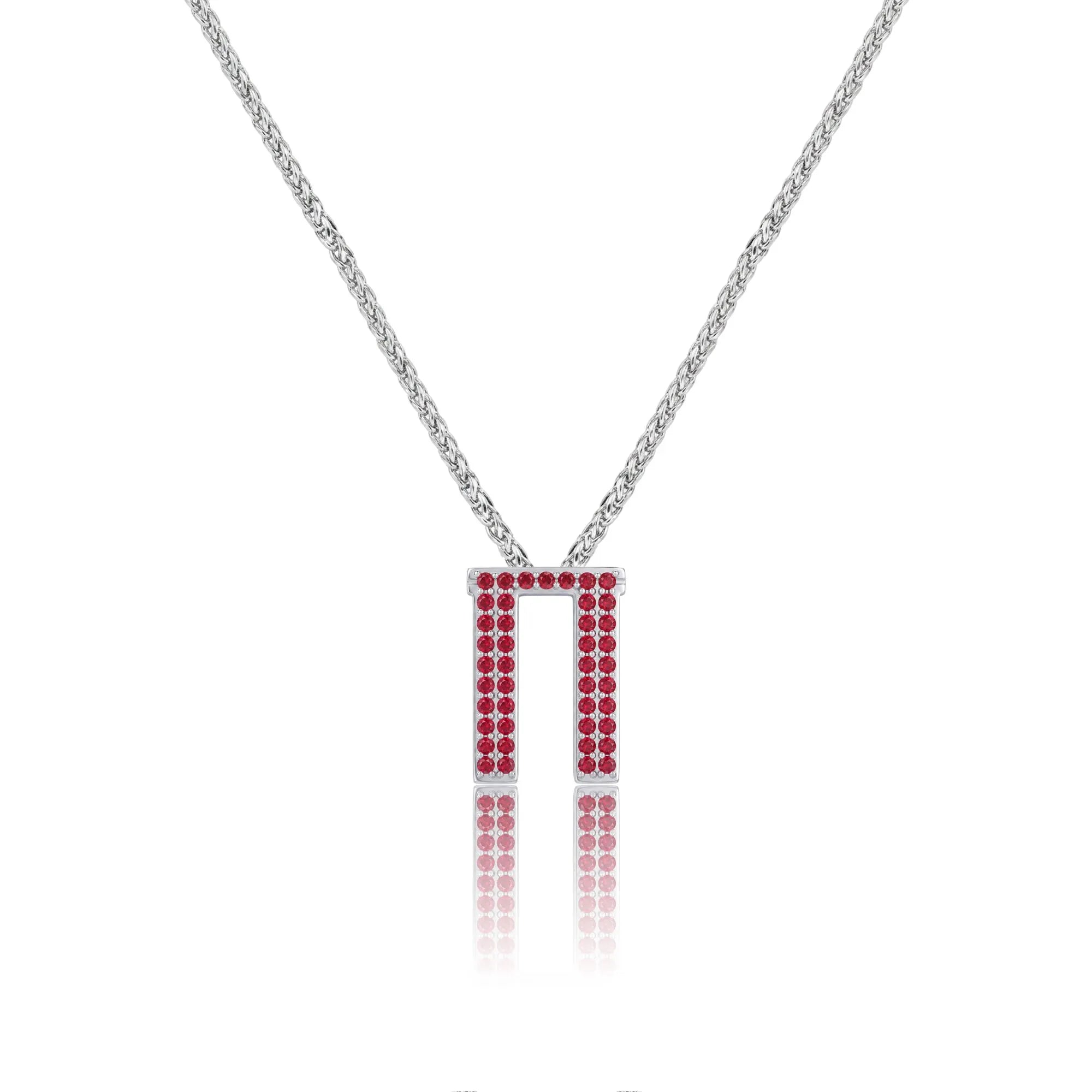 Red Letter Π / Pi Charm