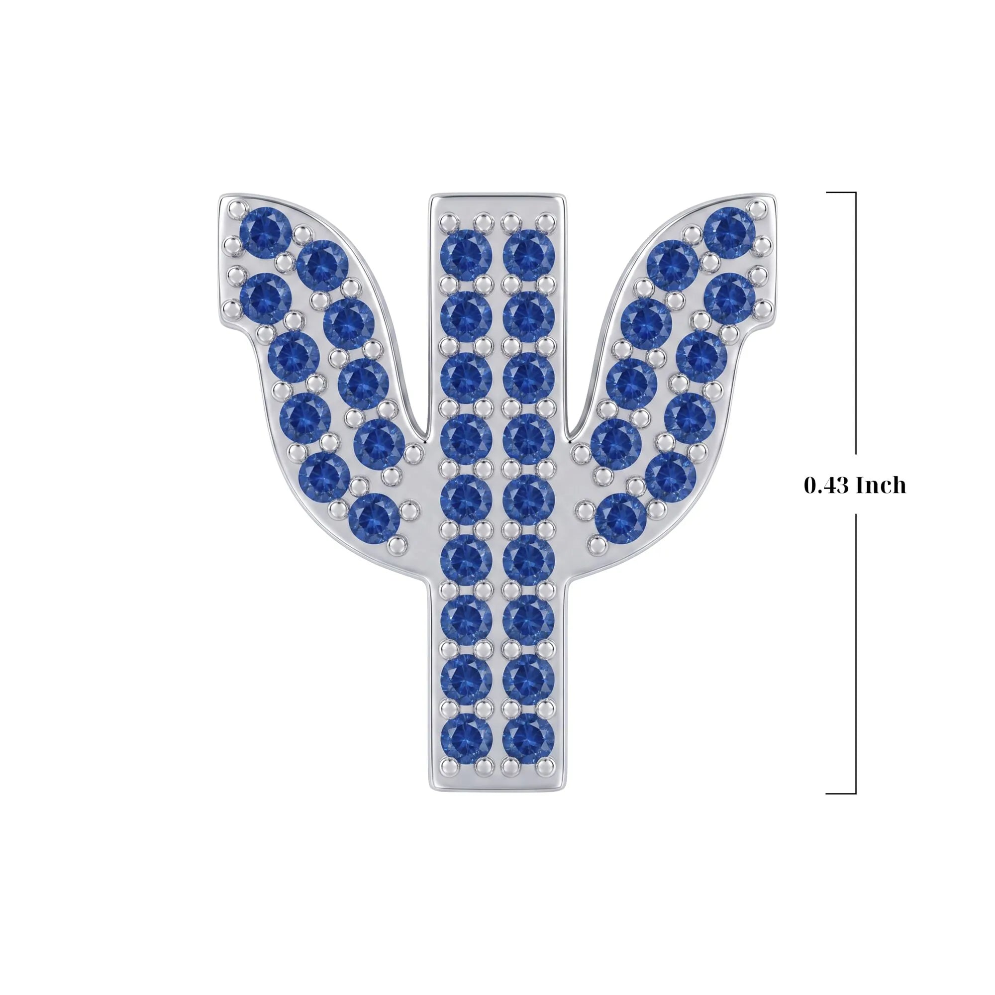 Blue Letter Ψ / Psi Charm