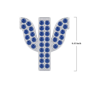 Blue Letter Ψ / Psi Charm