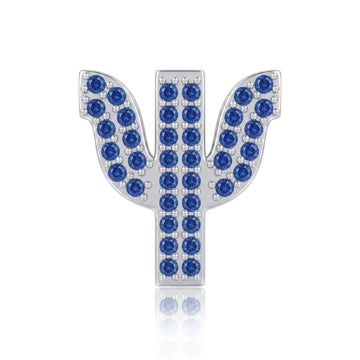 Blue Letter Ψ / Psi Charm