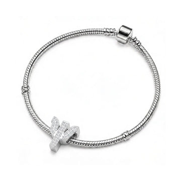 Silver Letter Ψ / Psi Charm