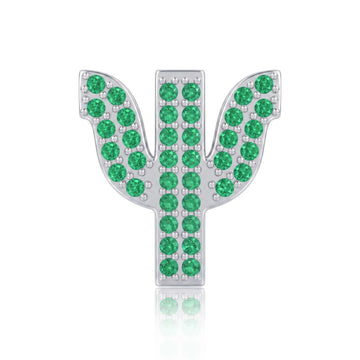 Green Letter Ψ / Psi Charm