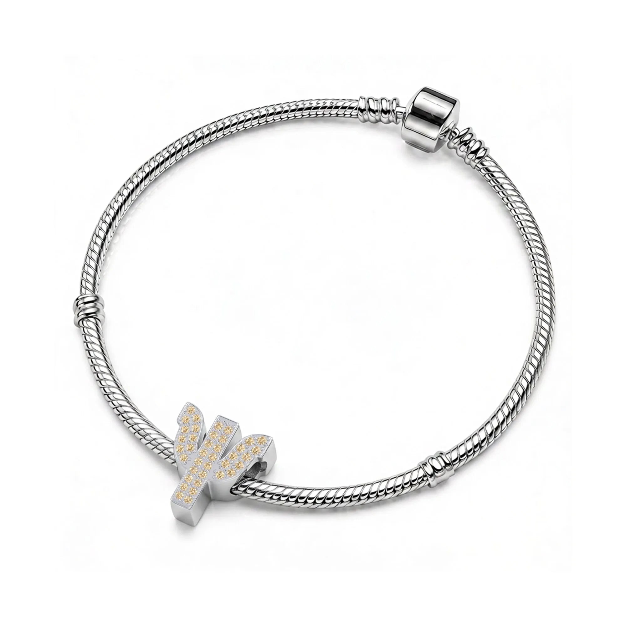 Gold Letter Ψ / Psi Charm