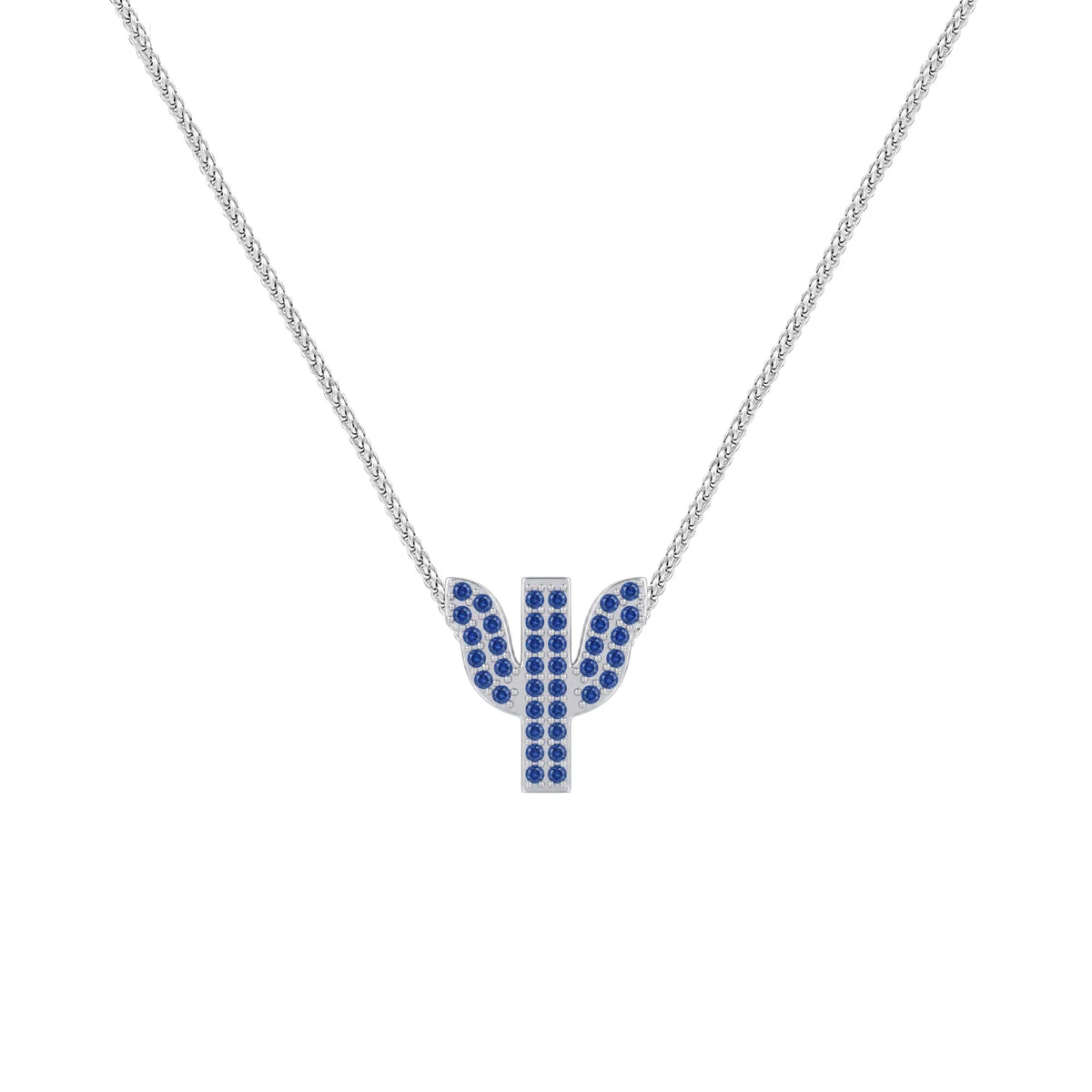 Blue Letter Ψ / Psi Charm