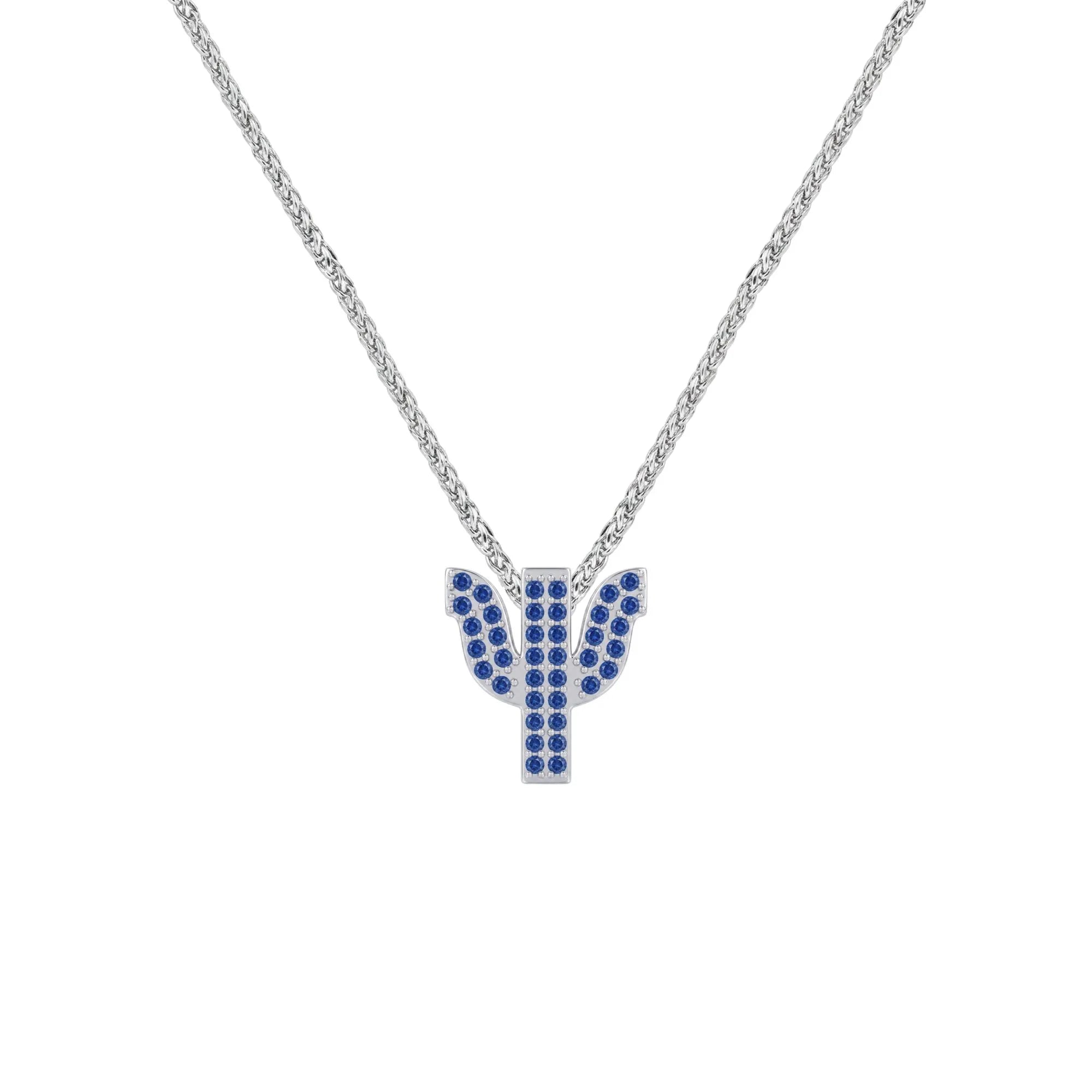 Blue Letter Ψ / Psi Charm