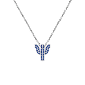 Blue Letter Ψ / Psi Charm