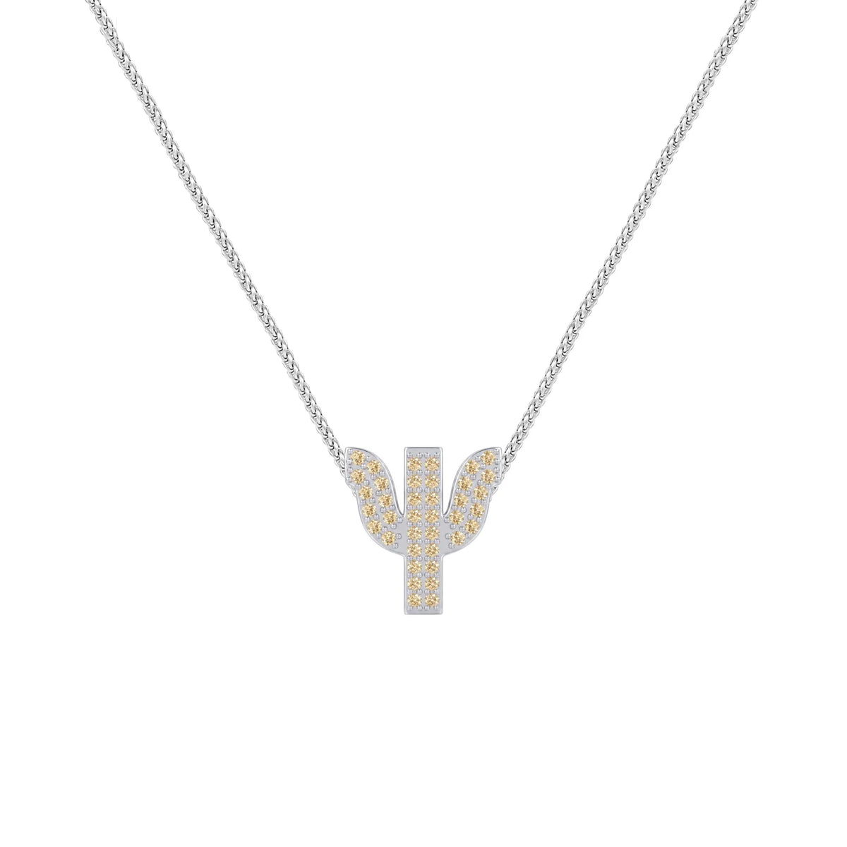 Gold Letter Ψ / Psi Charm