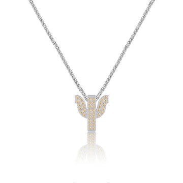 Gold Letter Ψ / Psi Charm