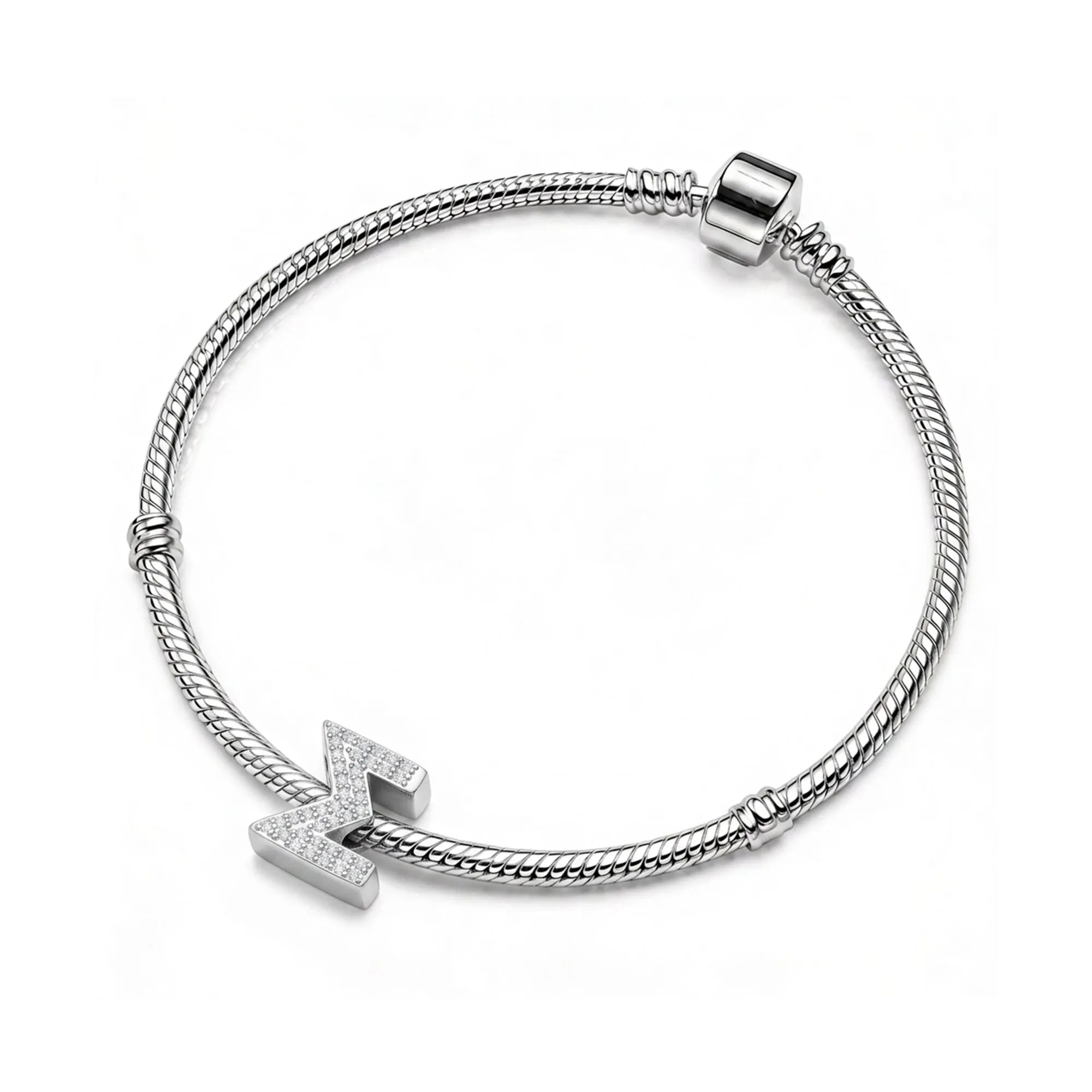 Silver Letter Σ / Sigma Charm