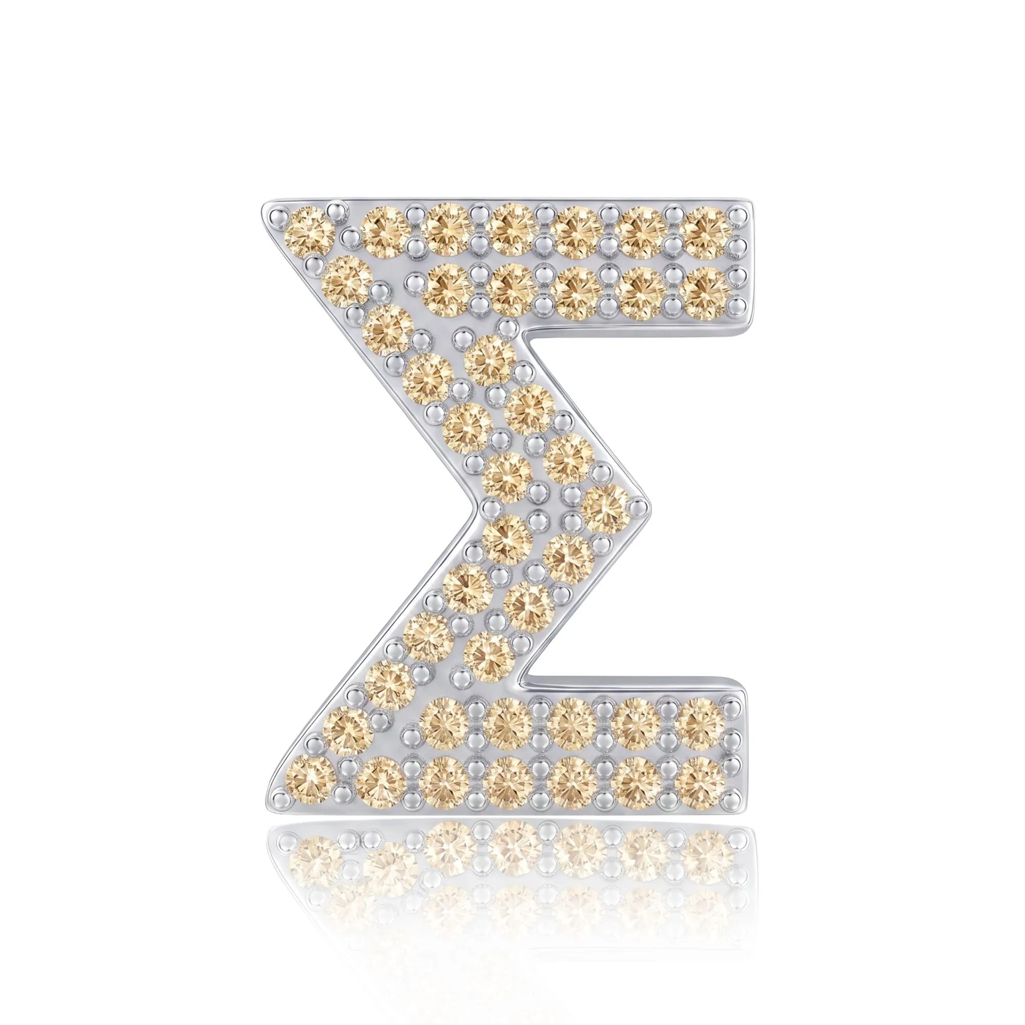 Gold Letter Σ / Sigma Charm