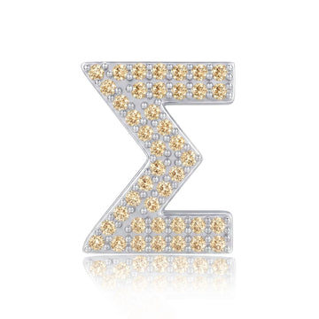 Gold Letter Σ / Sigma Charm