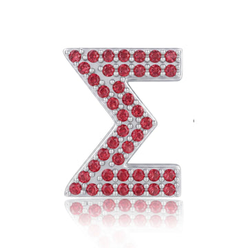 Red Letter Σ / Sigma Charm