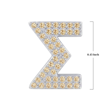 Gold Letter Σ / Sigma Charm