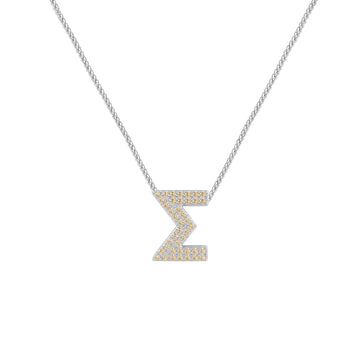 Gold Letter Σ / Sigma Charm