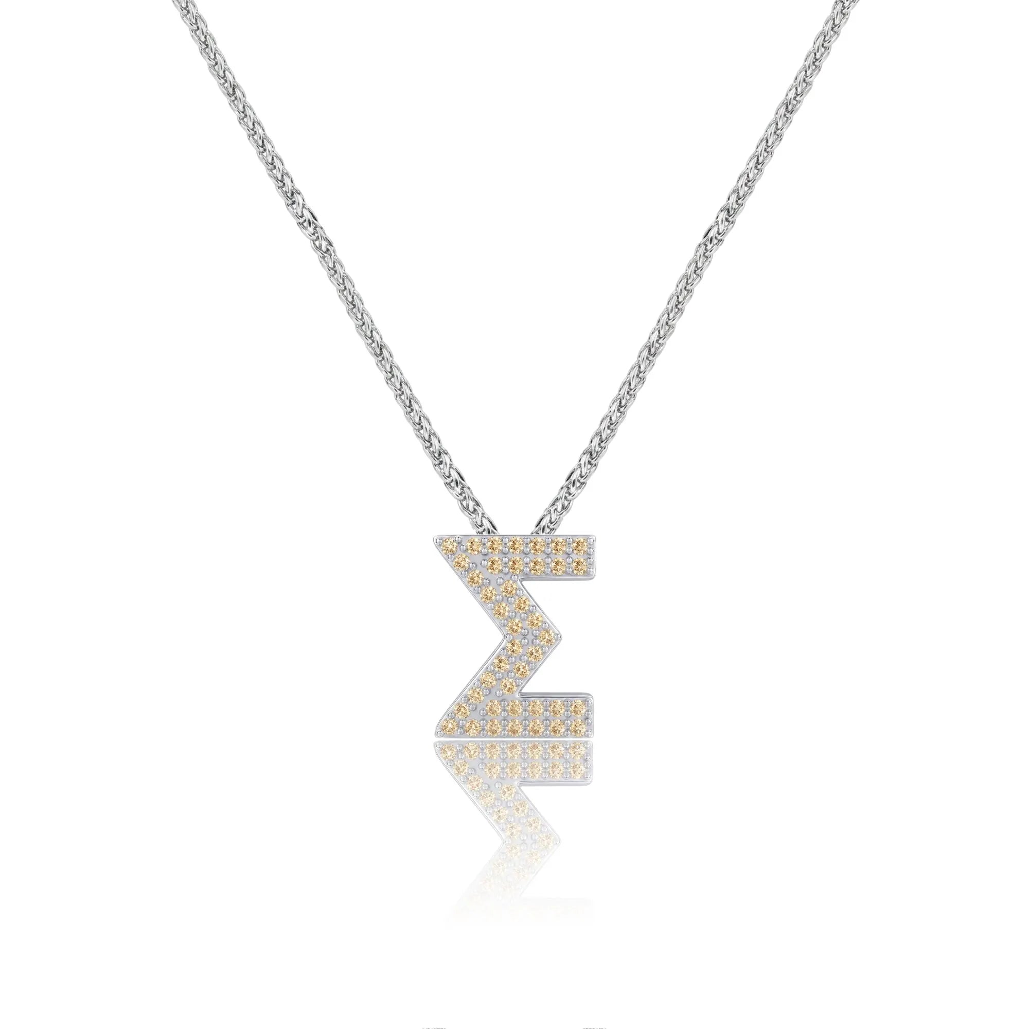 Gold Letter Σ / Sigma Charm