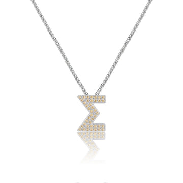 Gold Letter Σ / Sigma Charm