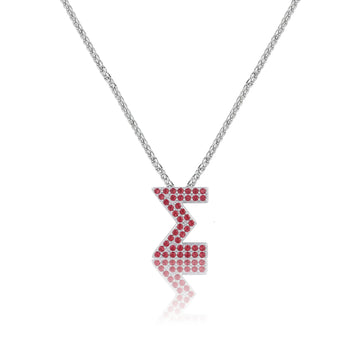 Red Letter Σ / Sigma Charm