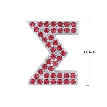 Red Letter Σ / Sigma Charm