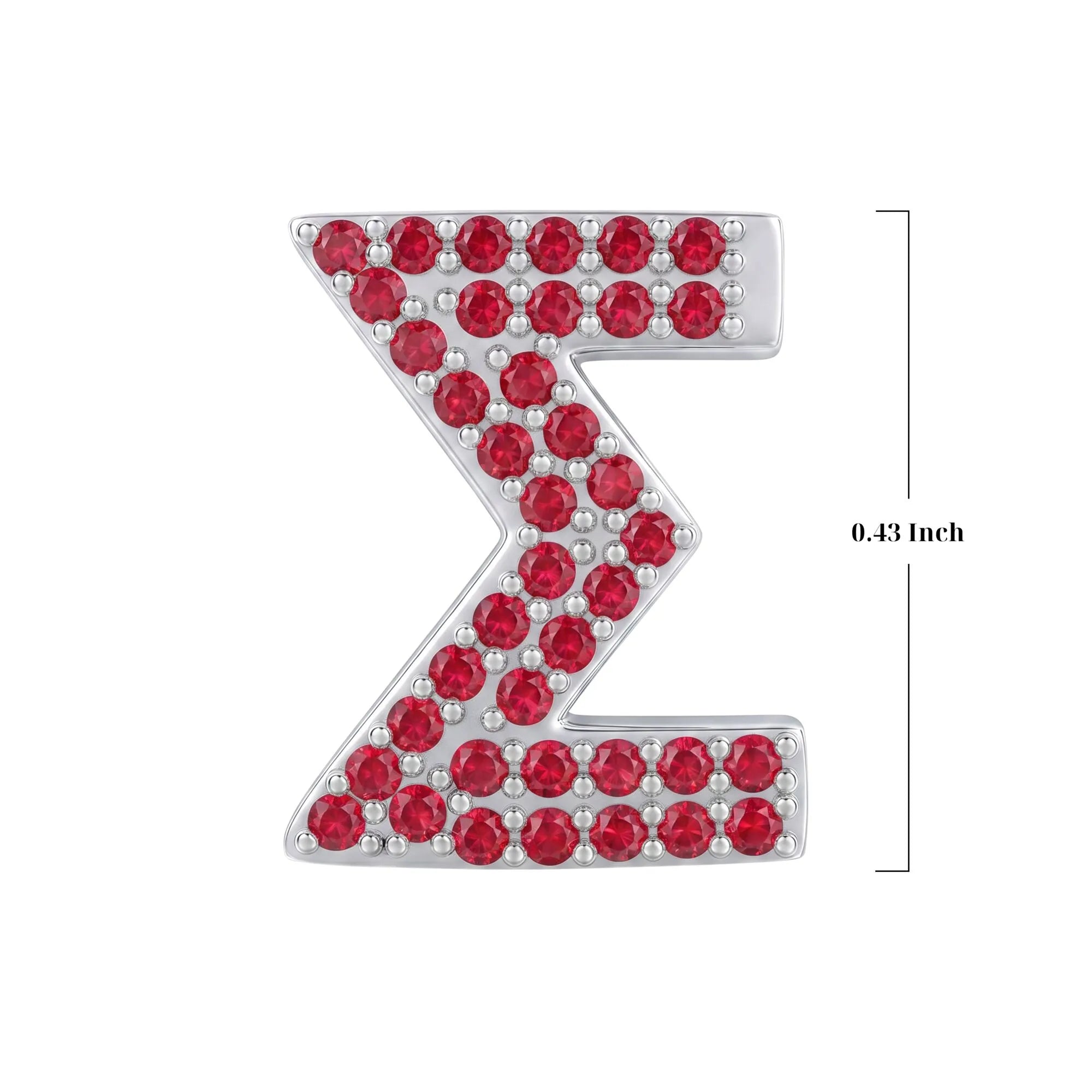 Red Letter Σ / Sigma Charm