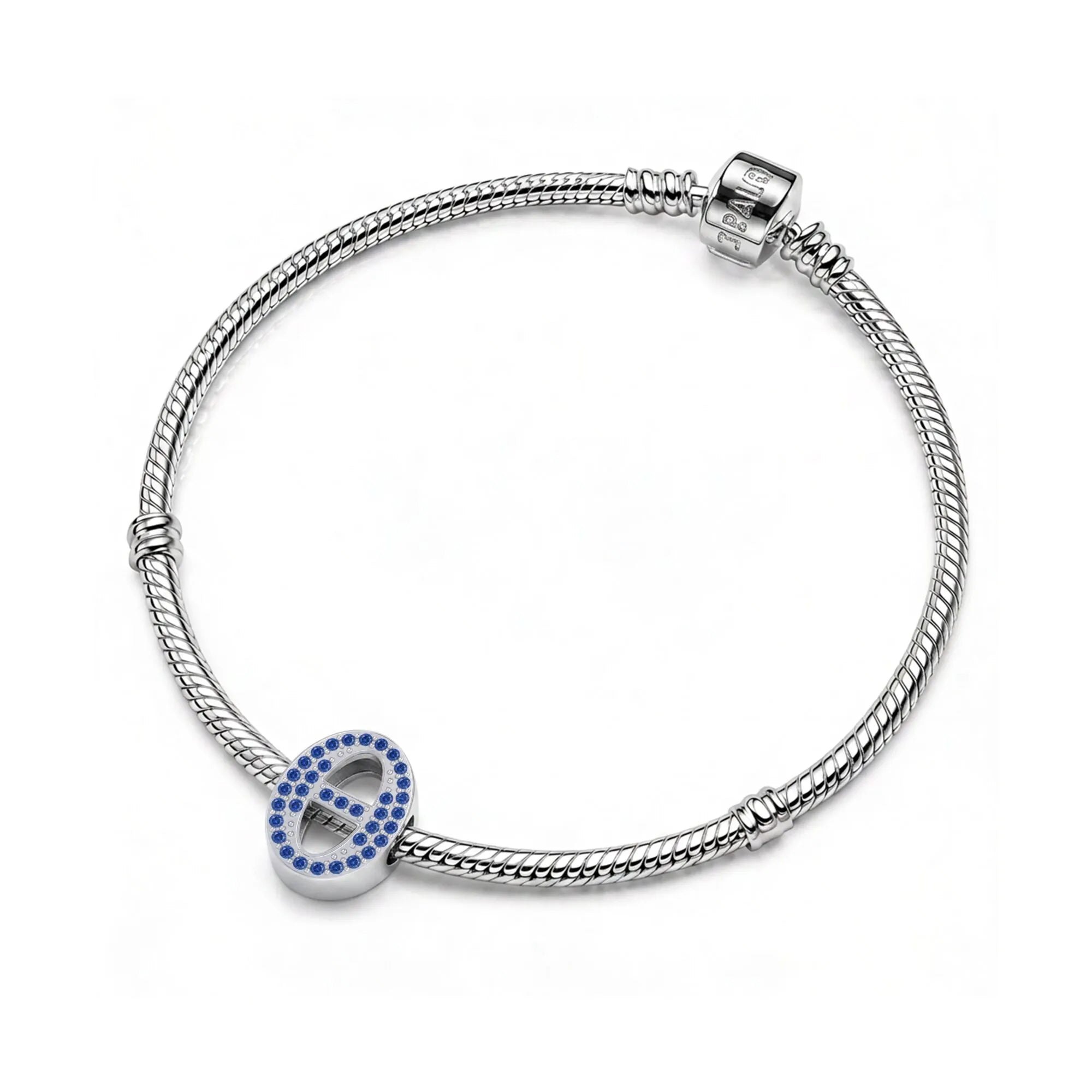 Blue Letter Θ / Theta Charm