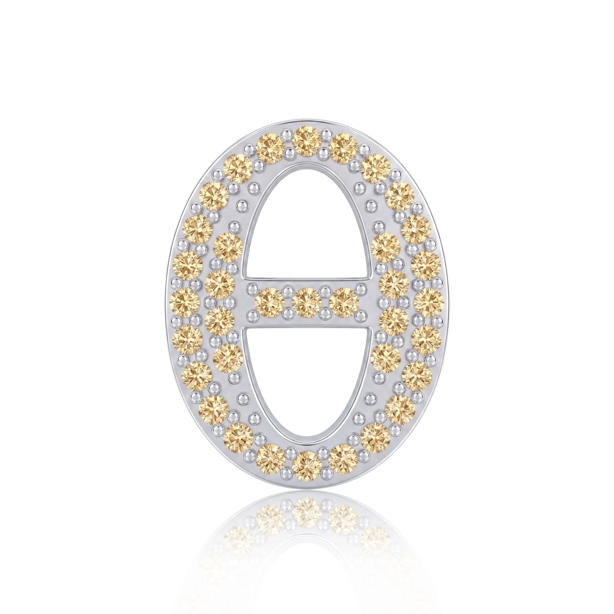 Gold Letter Θ / Theta Charm