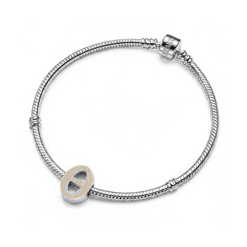 Gold Letter Θ / Theta Charm