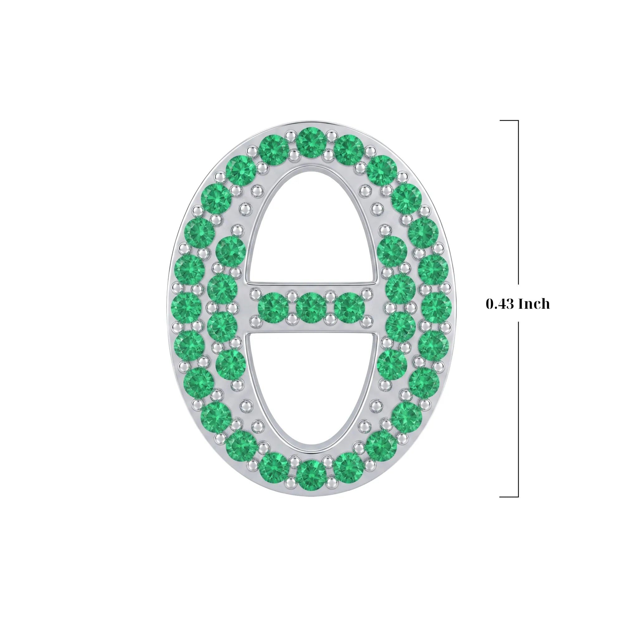 Green Letter Θ / Theta Charm