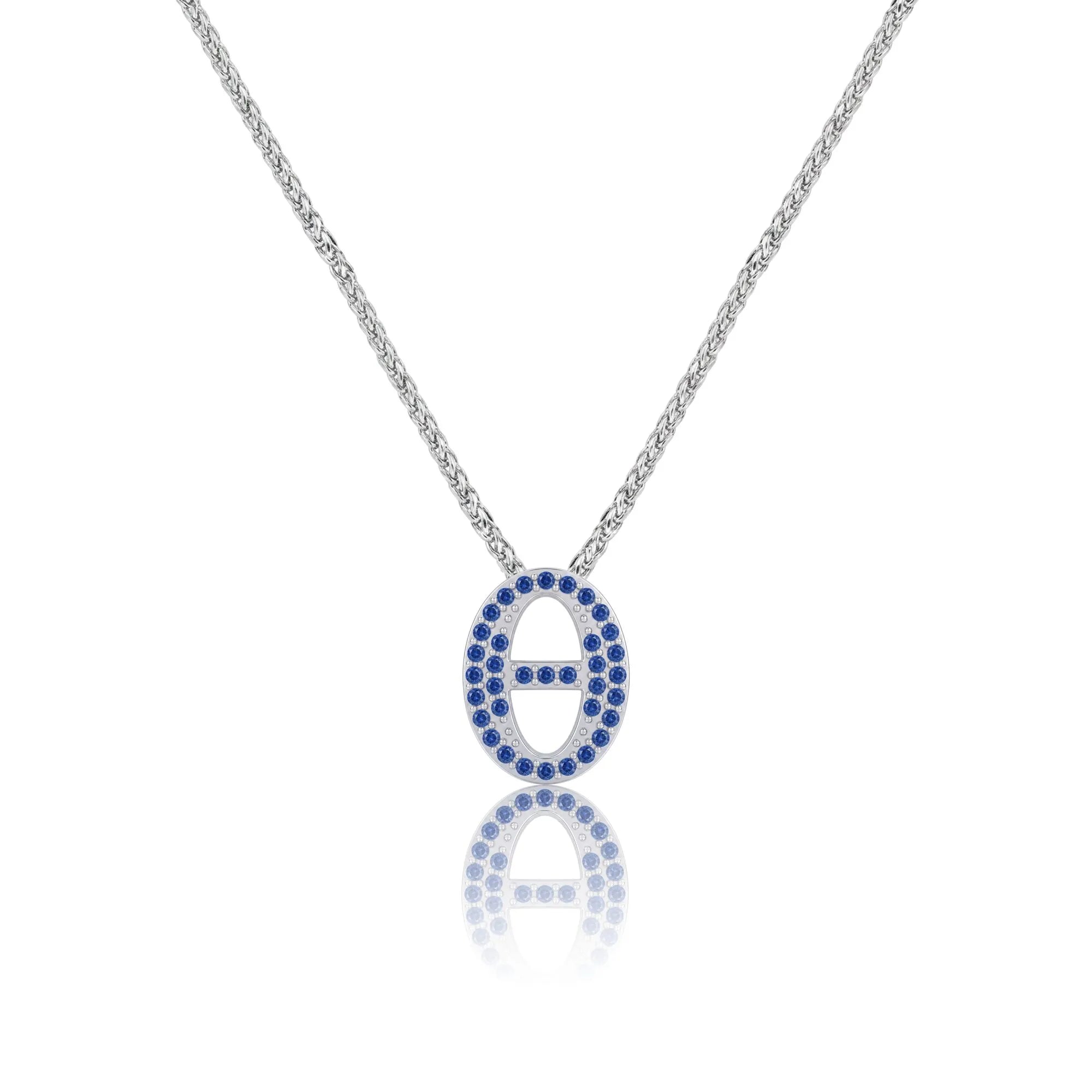 Blue Letter Θ / Theta Charm