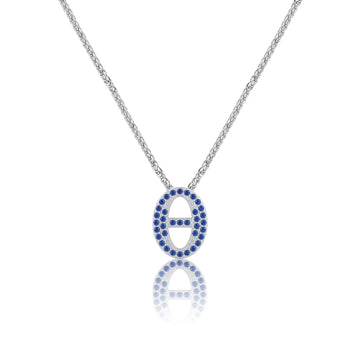 Blue Letter Θ / Theta Charm