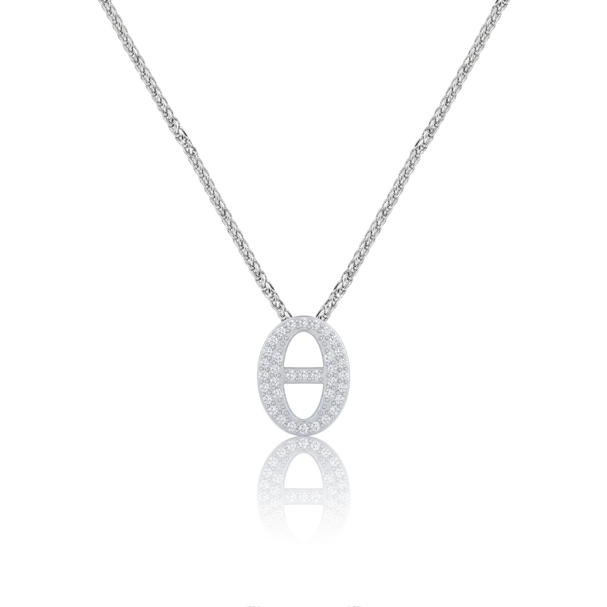 Silver Letter Θ / Theta Charm