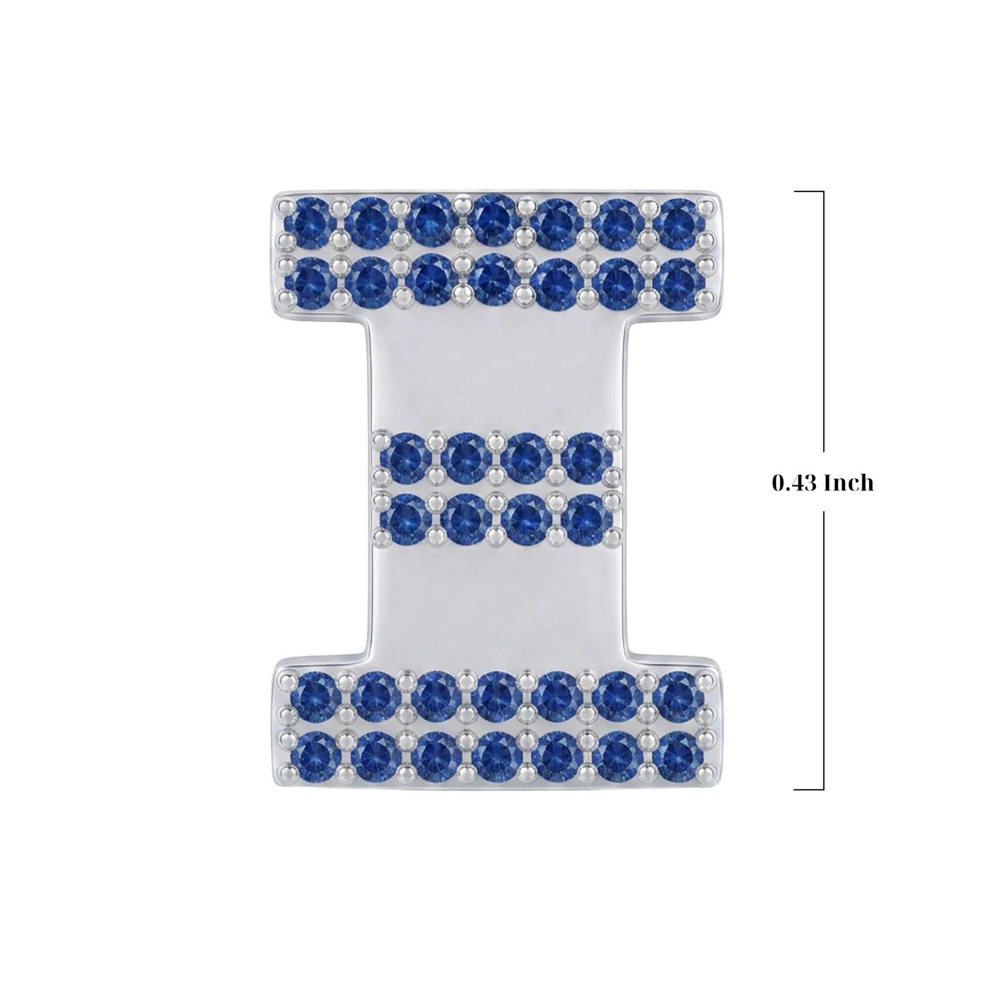 Blue Letter Ξ / Xi Charm