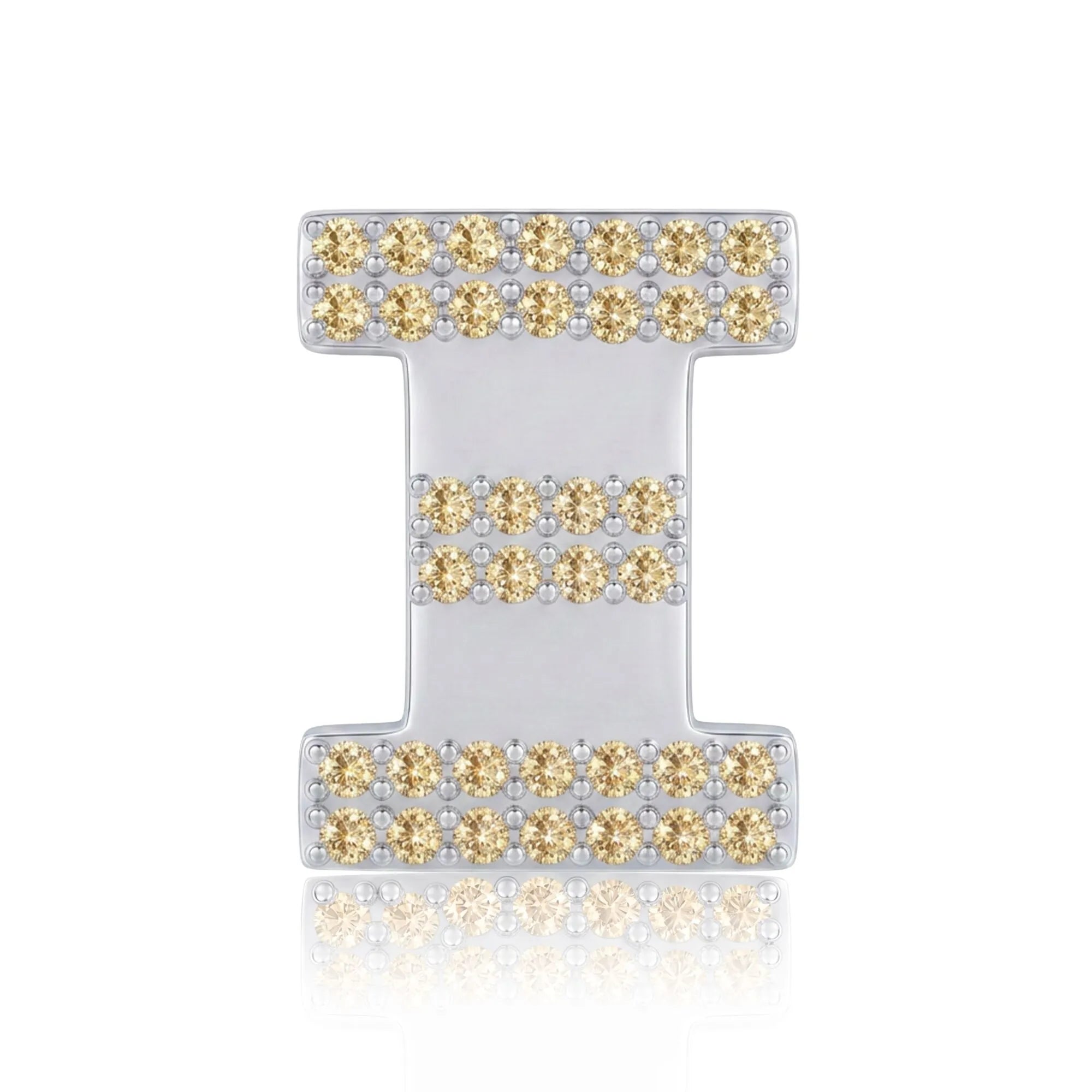 Gold Letter Ξ / Xi Charm