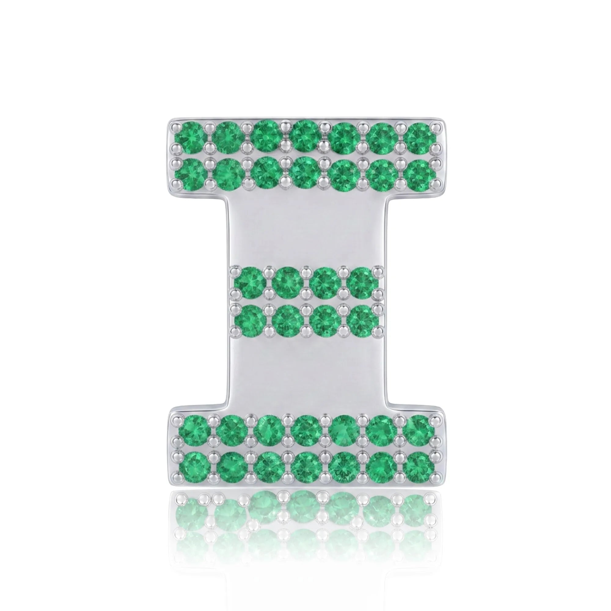 Green Letter Ξ / Xi Charm