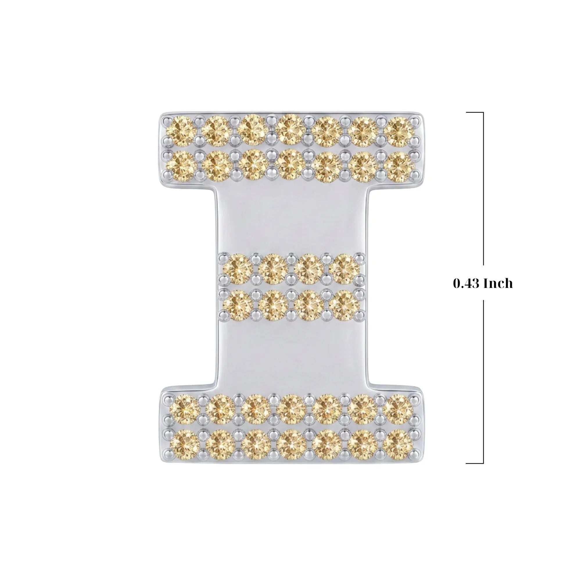 Gold Letter Ξ / Xi Charm