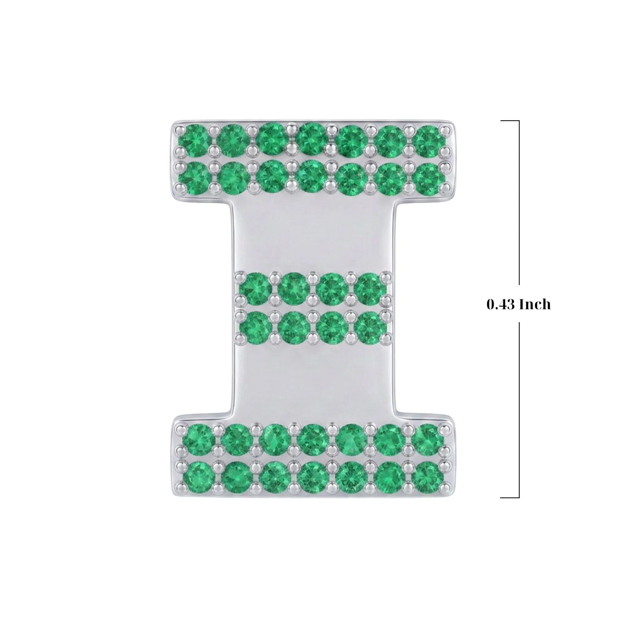 Green Letter Ξ / Xi Charm