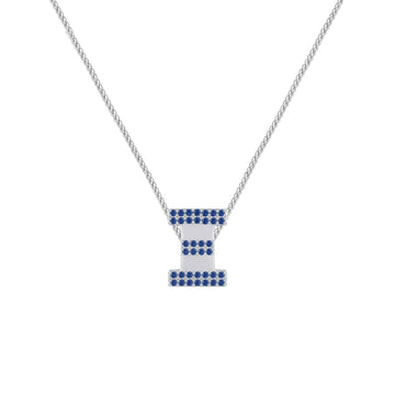 Blue Letter Ξ / Xi Charm